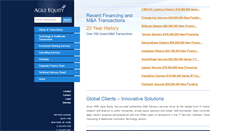 Desktop Screenshot of agileequity.com